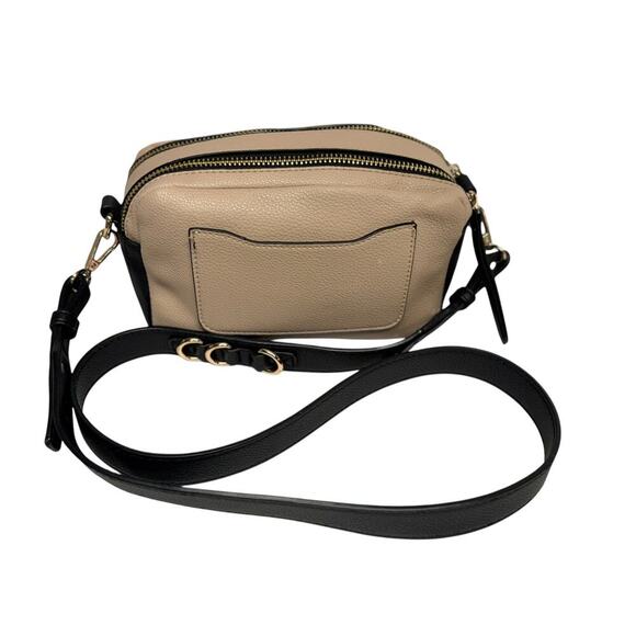 Urban Expressions Audrey Crossbody Bag Two Tone Bag Zip Closure Adjustable Strap - Picture 4 of 16